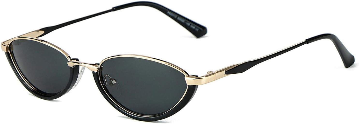 

Солнцезащитные очки Willochra в стиле хип-хоп, поляризованные, маленькая полуободковая оправа, «кошачий глаз», ретро-стиль, модные и крутые солнцезащитные очки F27, C3