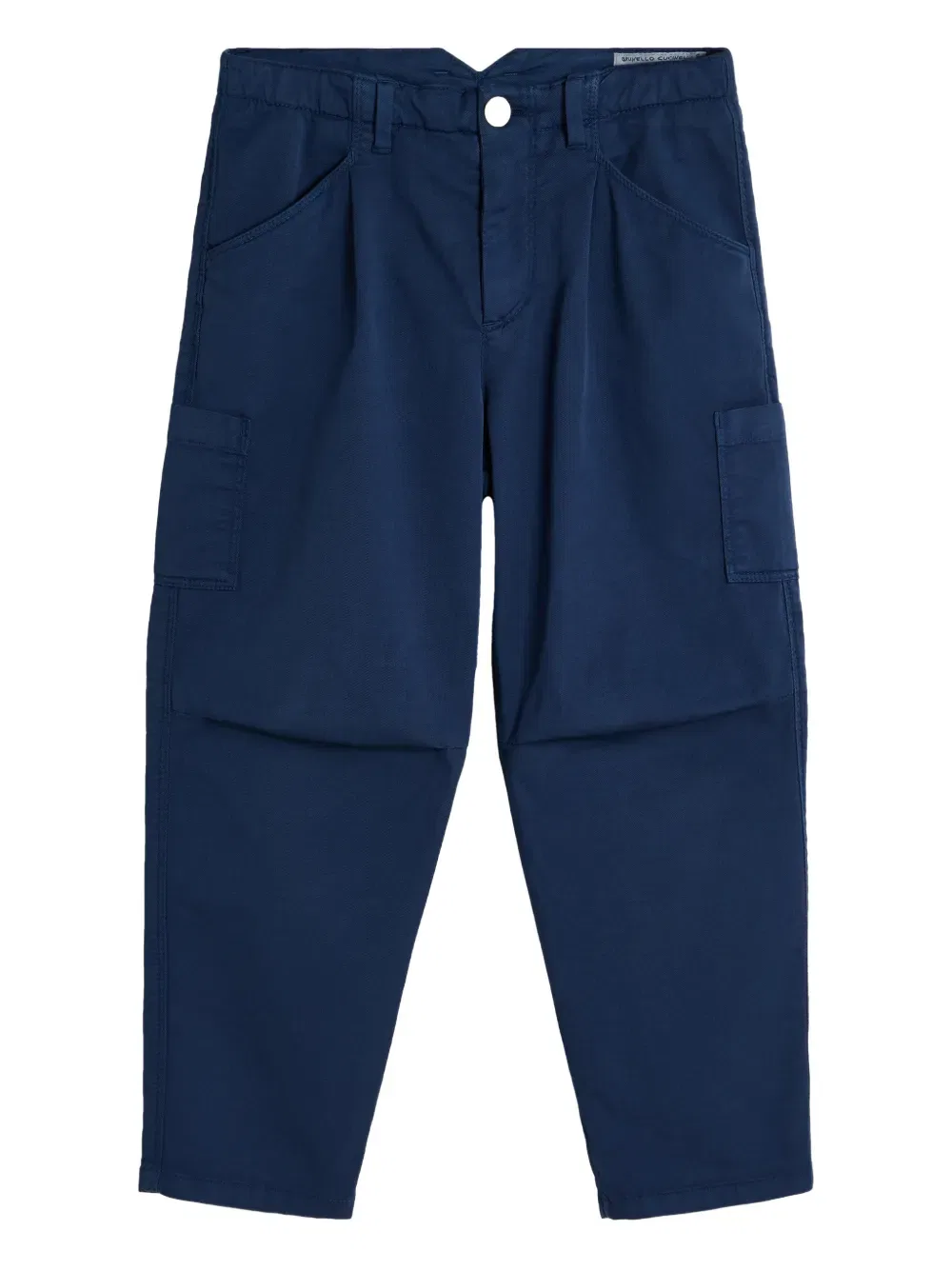 Брюки с боковыми карманами Brunello Cucinelli Kids, синий