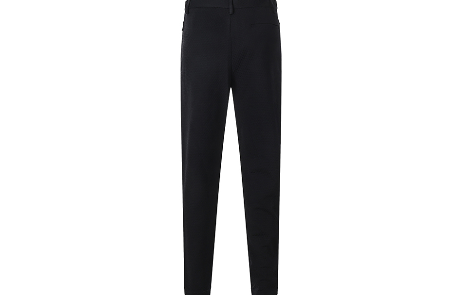 Брюки с зауженным низом и логотипом EMPORIO ARMANI, черные — фото 3