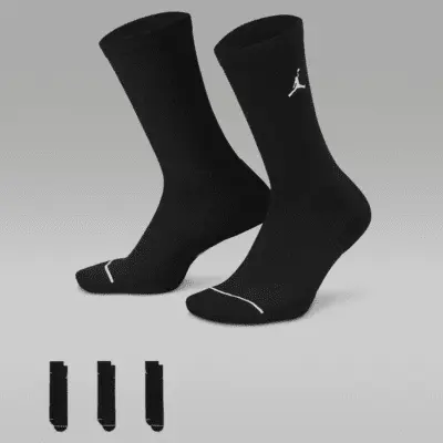 

Носки Jordan Everyday Crew (3 pairs), черный/белый