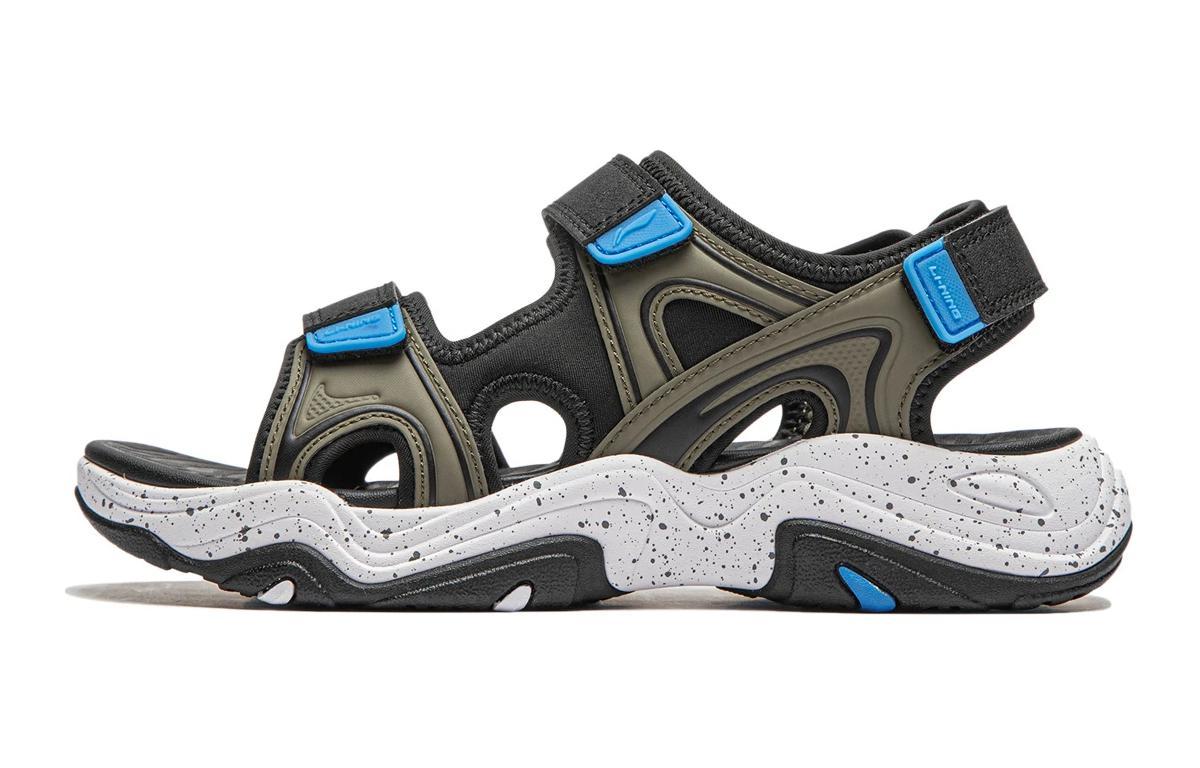 

Коллекция Sports Life KOKO Детские сандалии Черные Зеленые Подростки LINING YOUNG, Черный/Защитно-зеленый