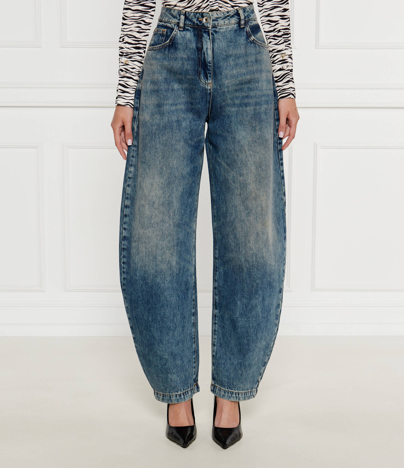 

Джинсы Patrizia Pepe Relaxed fit, синий