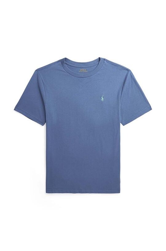 

Детская хлопковая футболка Polo Ralph Lauren, темно-синий