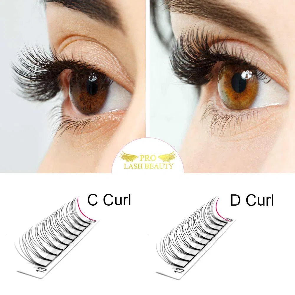 Готовые пучки для наращивания ресниц 4D-D-0.07 Pro Lashbeauty, 4D-D-0.07-13Mm — фото 4