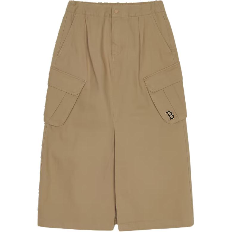 

MLB Повседневная длинная юбка женская хаки