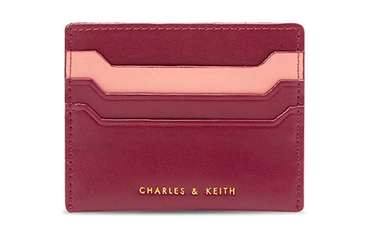 

Маленький держатель для карт PU CK Мультиколор CHARLES&KEITH Светло-розовый