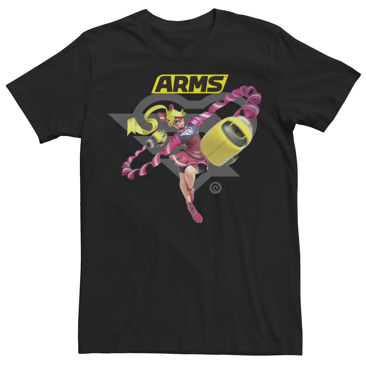 

Мужская футболка с логотипом и рисунком для девочек Arms Ribbon Girl Licensed Character