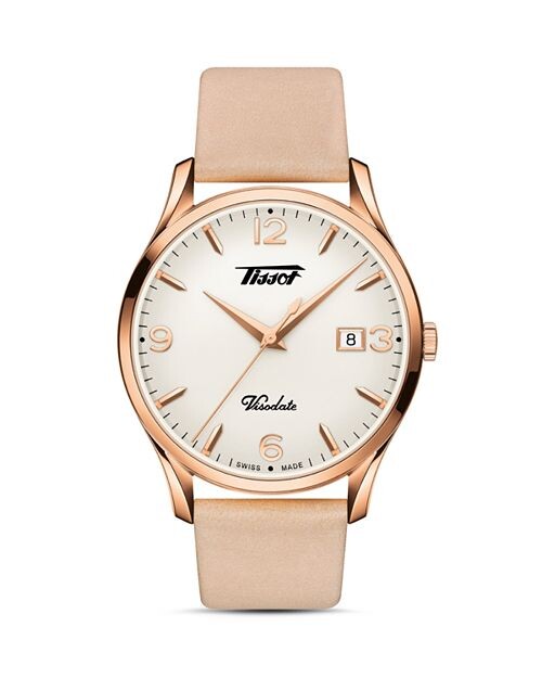 

Часы Визодат, 40 мм Tissot, цвет Tan/Beige