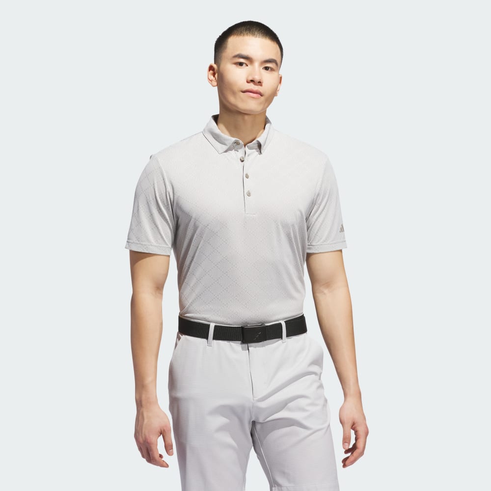 

Спортивная футболка Adidas Ultimate365 Hounds Jacquard Polo Shirt, цвет White/Putty Beige