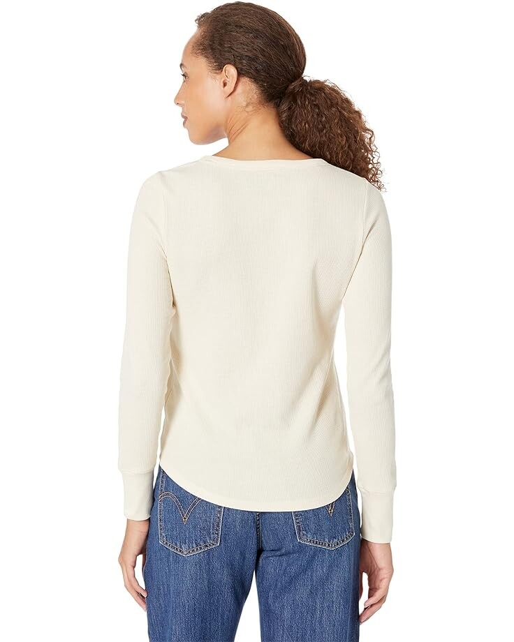 

Топ U.S. POLO ASSN. Long Sleeve Thermal Henley Top, цвет Vanilla Prep