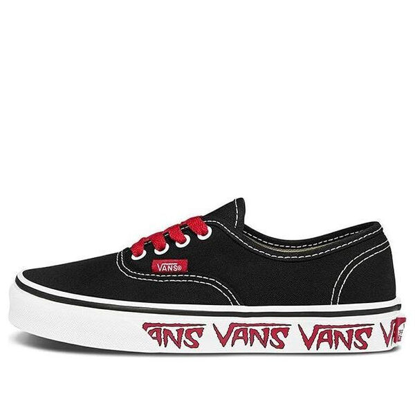 

Кроссовки authentic 'sketch sidewall - black red' Vans, черный