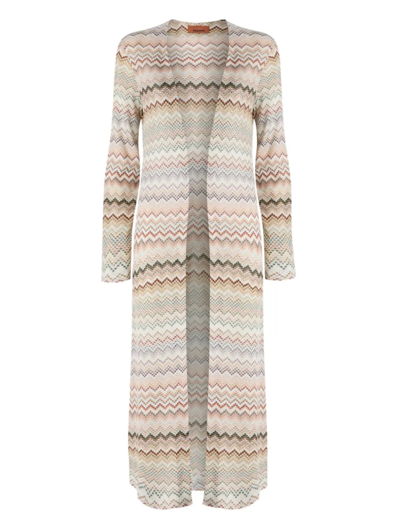 

Карди-пальто с зигзагообразным узором Missoni, нейтральный