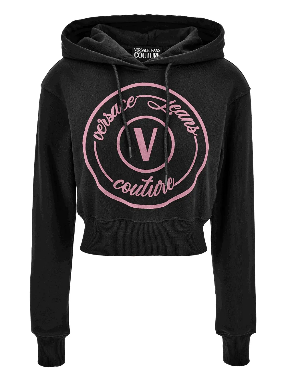 

Худи с логотипом Versace Jeans Couture, черный