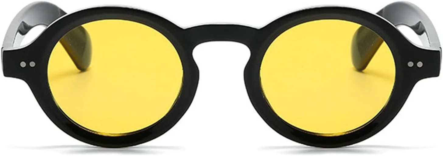 

Солнцезащитные очки Willochra в стиле ретро, ​​круглые, для женщин и мужчин, с заклепками, дизайнерские зеленые, модные женские солнцезащитные очки UV400, C7