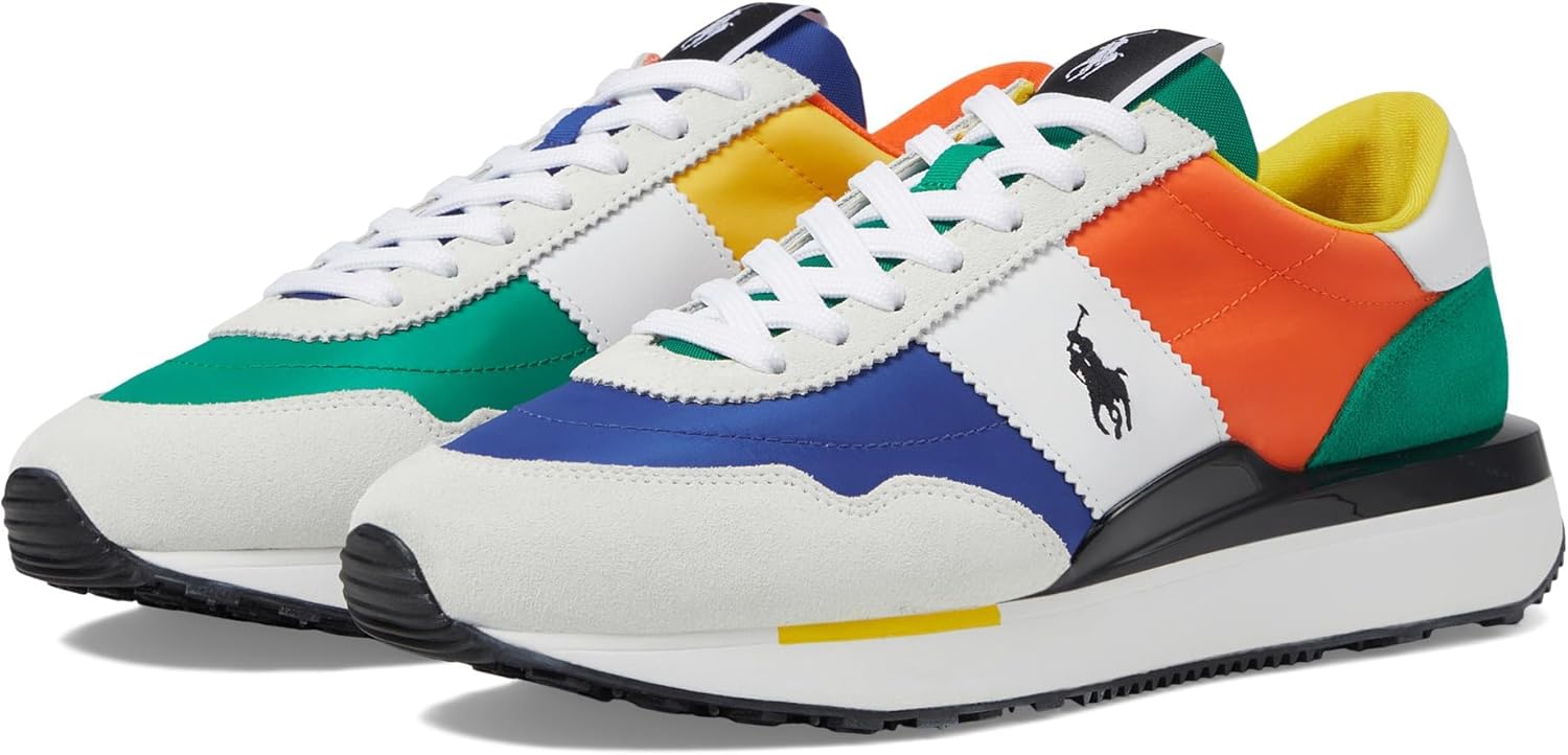 

POLO RALPH LAUREN Men's Keaton Sneaker, Asymmetrical Color-Block