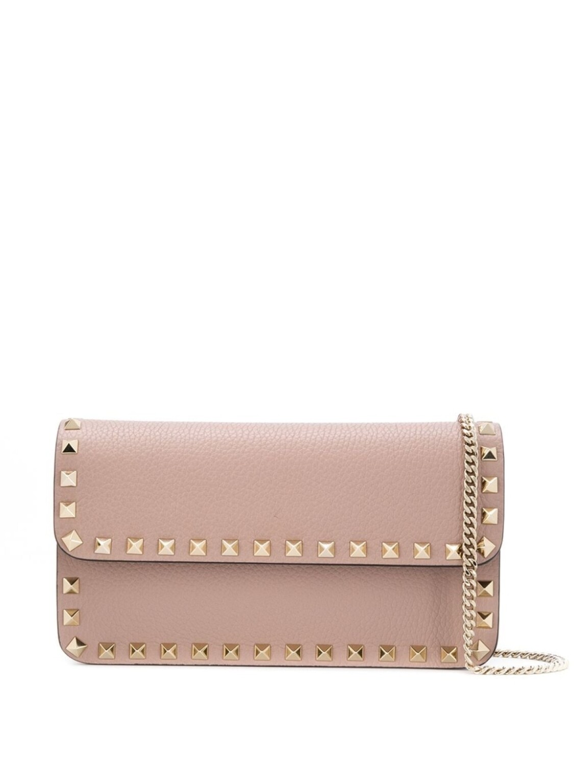 

Valentino Garavani маленькая сумка через плечо Rockstud, розовый