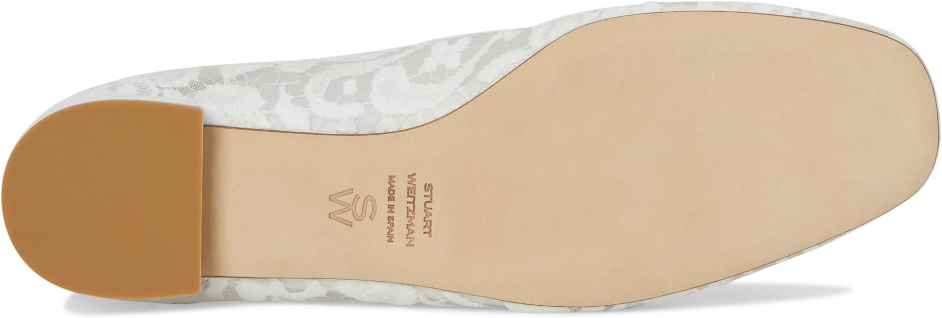 Балетки Stuart Weitzman Arabella Ballet Flat, белый — фото 3