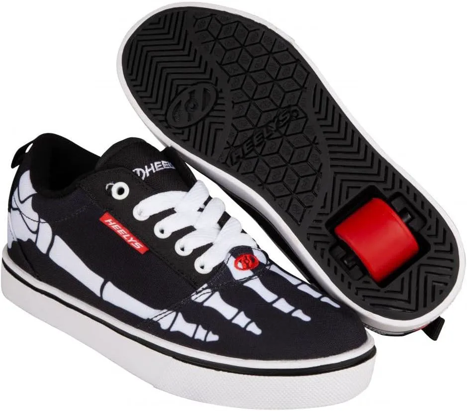 Heelys Унисекс Детские кроссовки Pro 20 с принтами (младший ребенок/старший ребенок/взрослый), черный/белый/красный — фото 2