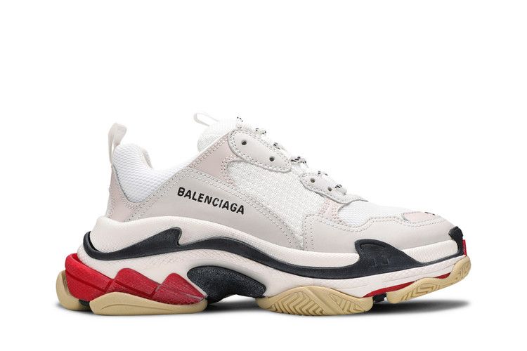 Кроссовки Balenciaga Triple S 'White Black Red' — фото 2