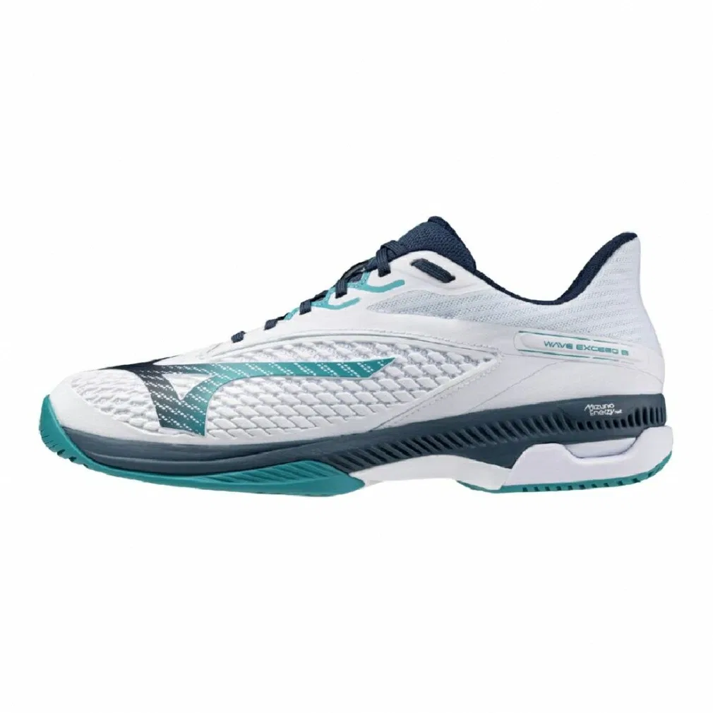 Теннисные кроссовки «Wave Exceed 6 Wide AC» от Mizuno, White X Blue