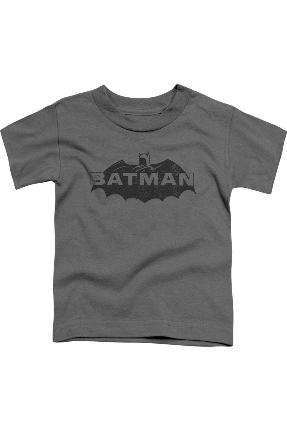 

Футболка с принтом логотипа Batman в газетном стиле для малышей Gildan, Charcoal