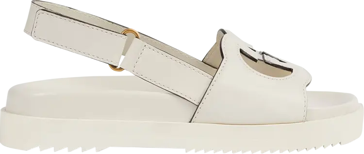 Кроссовки Gucci Wmns Interlocking G Sandal 'White', белый