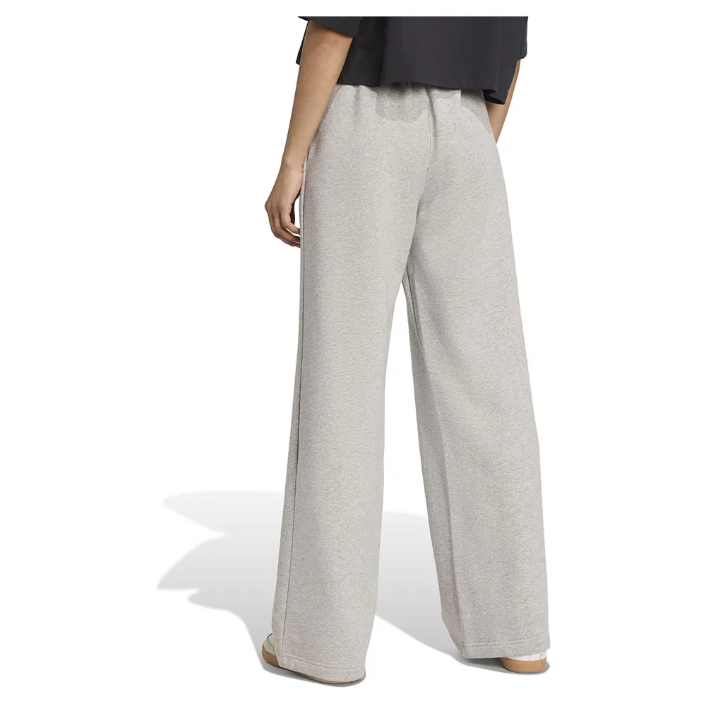 Брюки adidas Originals Essentials Wide Leg Fleece, серый — фото 2