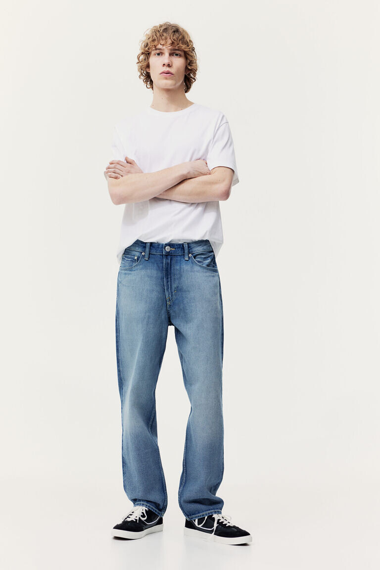 

Свободные джинсы H&M, синий