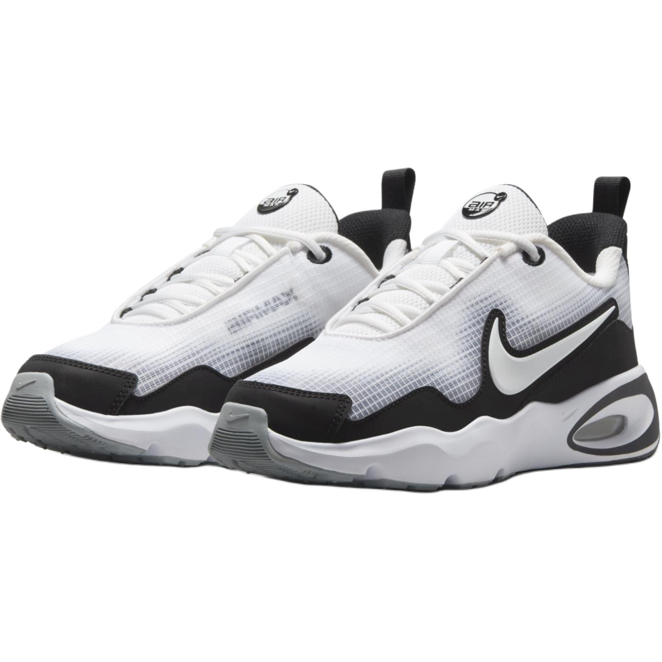 Износостойкие низкие детские кроссовки для повседневной носки Nike, белый/серый/черный — фото 3