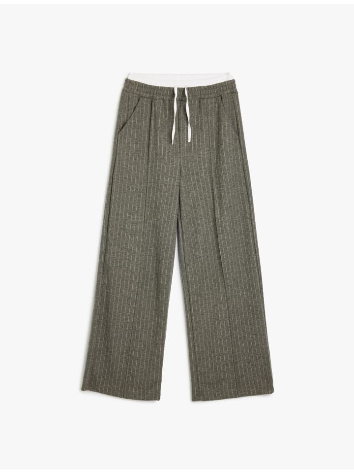 

Тканевые брюки KOTON, цвет grau gestreift