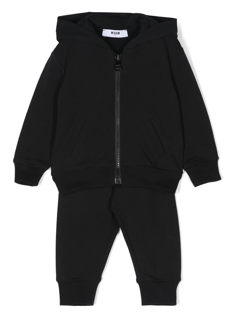 

Спортивный костюм с логотипом MSGM Kids, черный