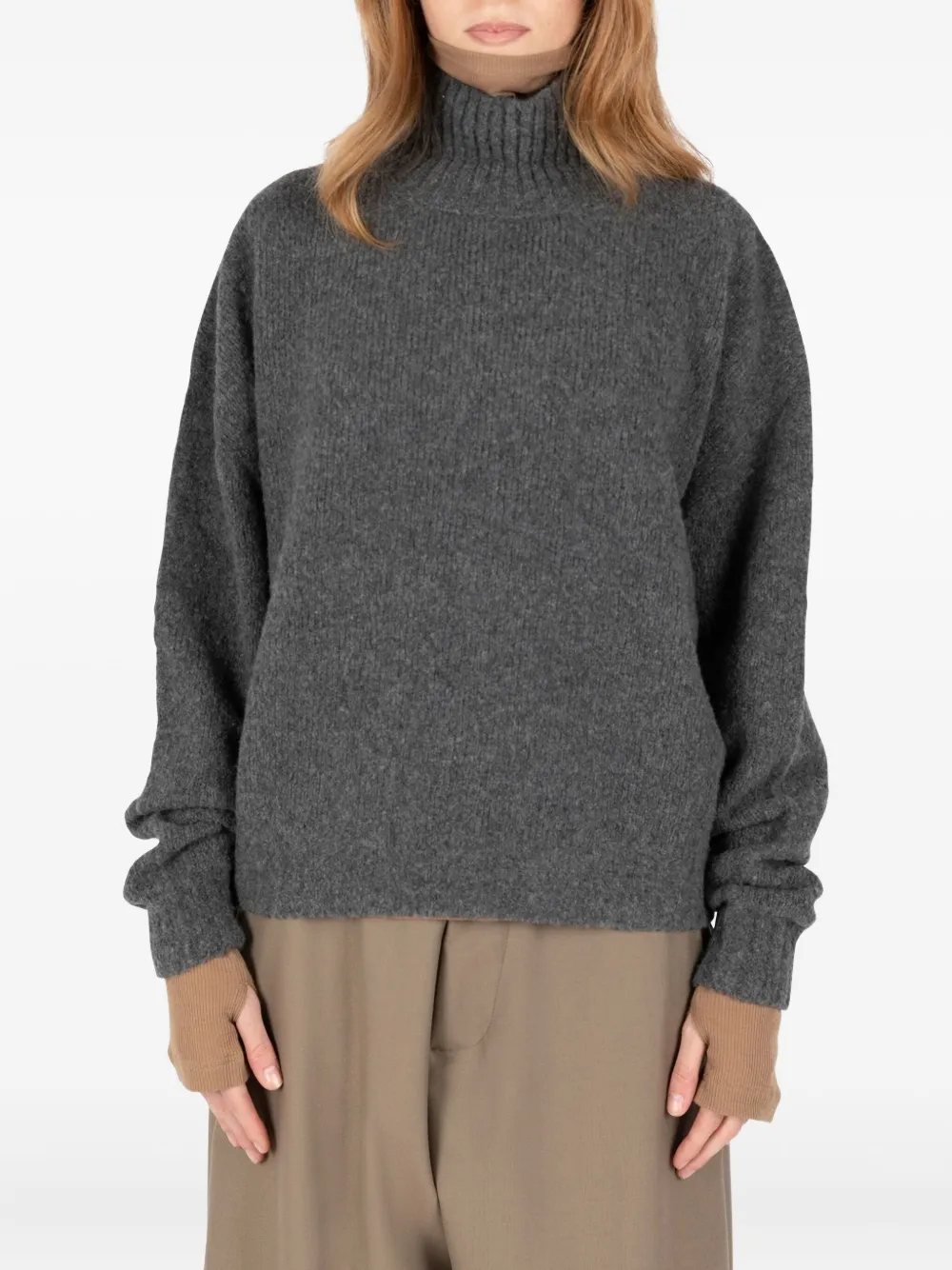 

Джемпер Dakota с высоким воротником Société Anonyme, серый