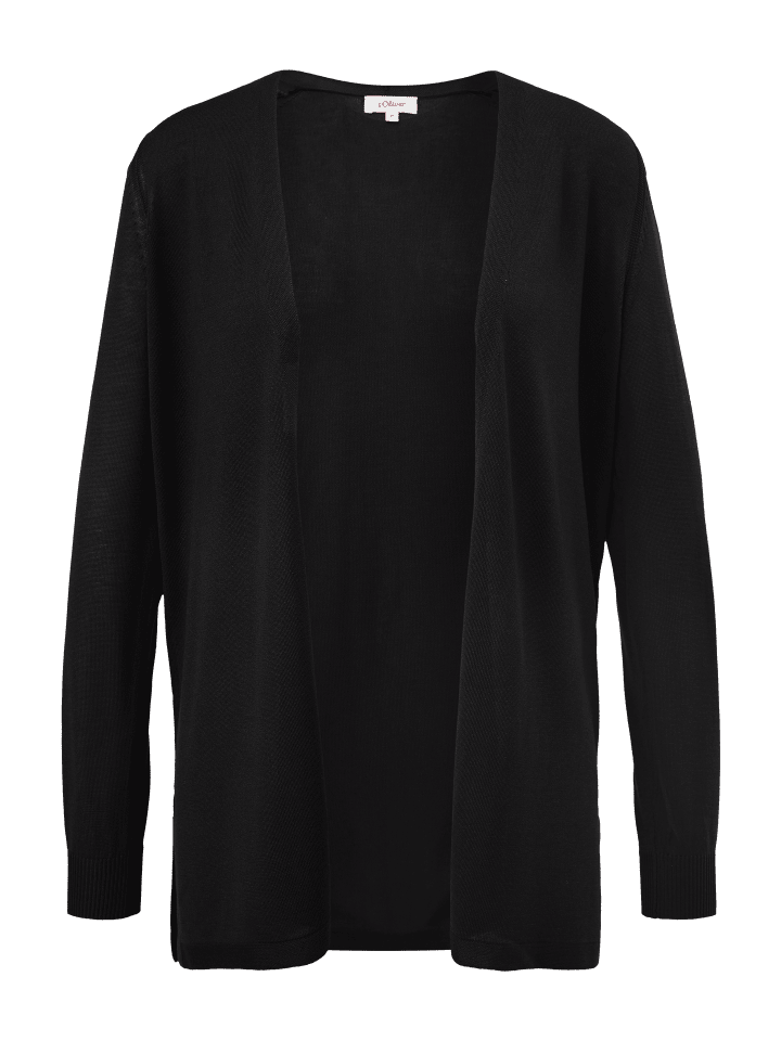 

Кардиган sOliver Strickjacke langarm, черный