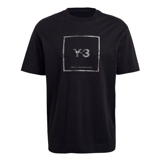 

Футболка Y-3 SS21 Reflective Square Logo Short Sleeve Unisex Black, черный