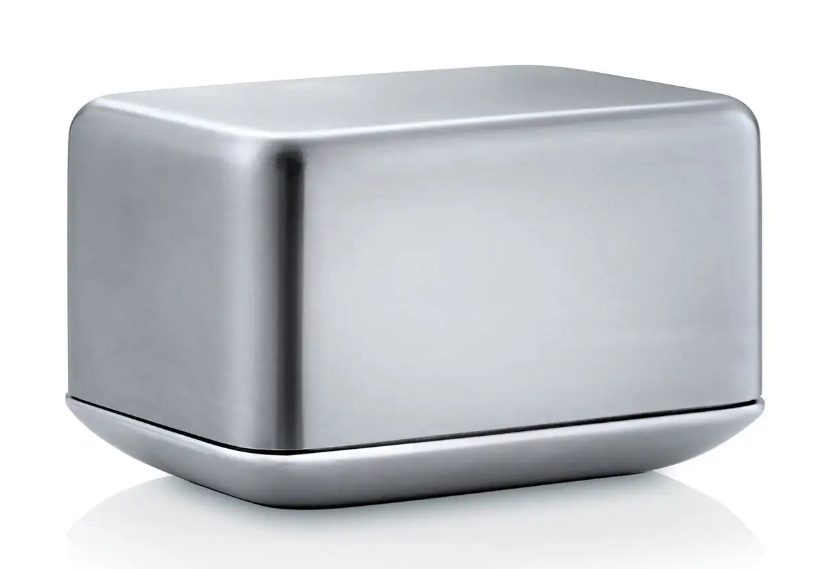 

БЛОМУС Масленка "БАЗОВАЯ", (1 шт.) BLOMUS 7,2х6х10 см, цвет edelstahlfarben