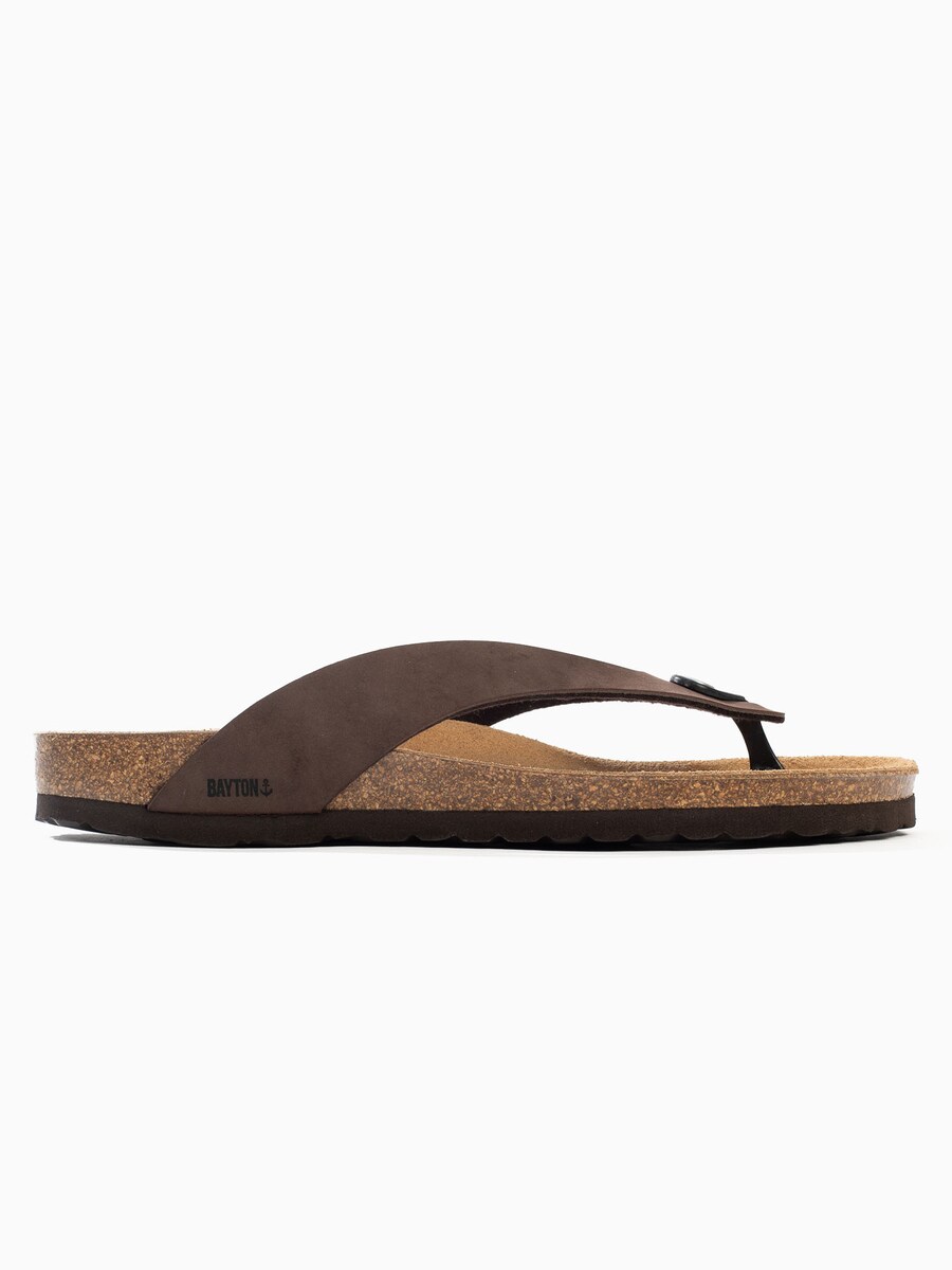 Сандалии с т-образным ремешком Bayton T-Bar Sandals Lucca, коричневый — фото 3