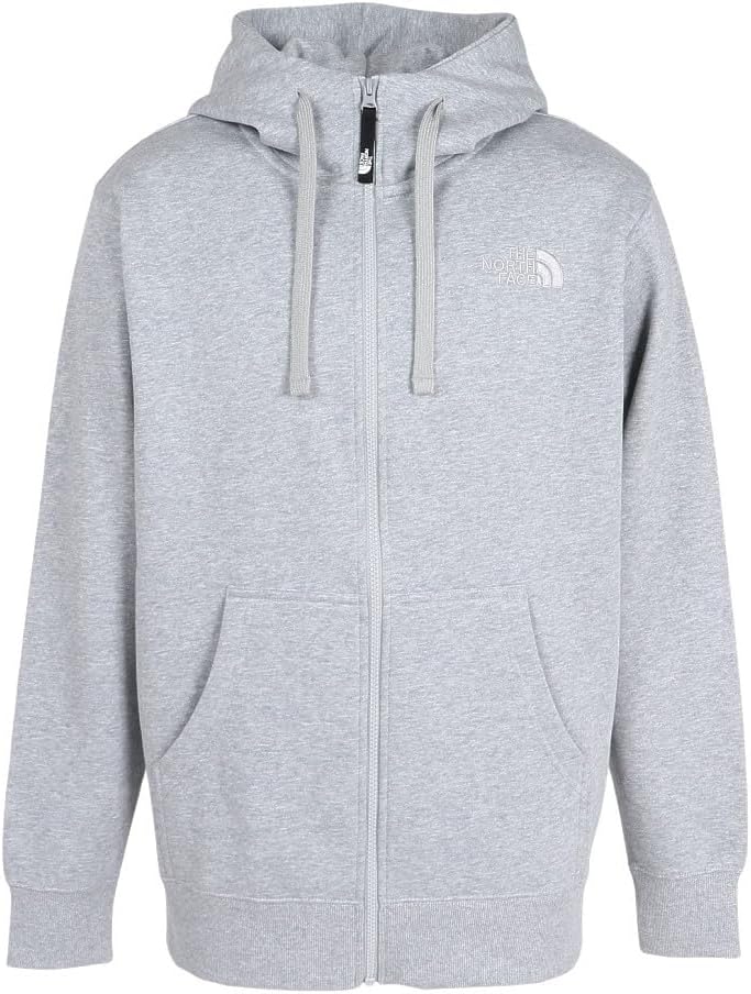 

Толстовка с капюшоном THE NORTH FACE, вид сзади, на молнии, для мужчин, серый