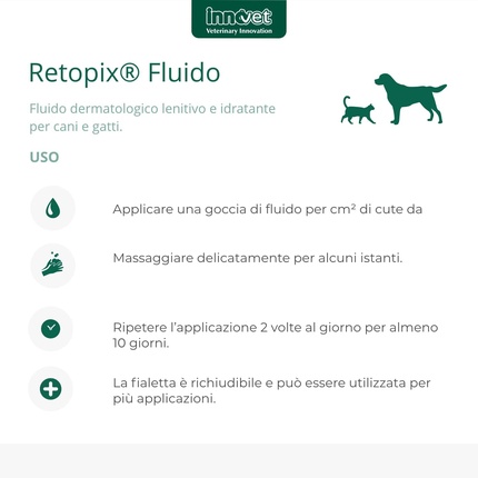Сыворотка Innovet — Восстанавливающая Italia Retopix Fluido, 10 флаконов по, 2 мл — фото 2