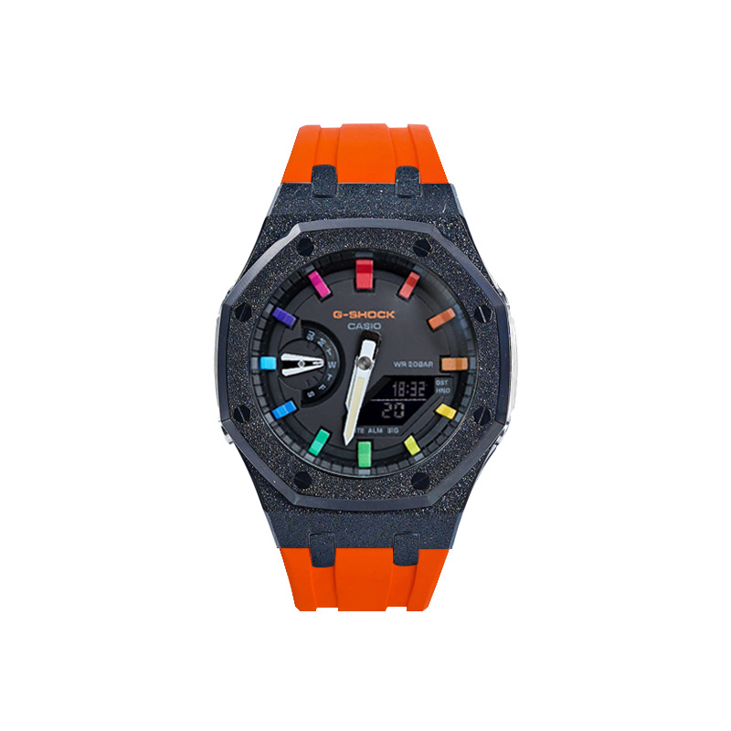 

Унисекс часы CASIO серии с двойным дисплеем (жидкокристаллическим/аналоговым), 48,5 мм, черные