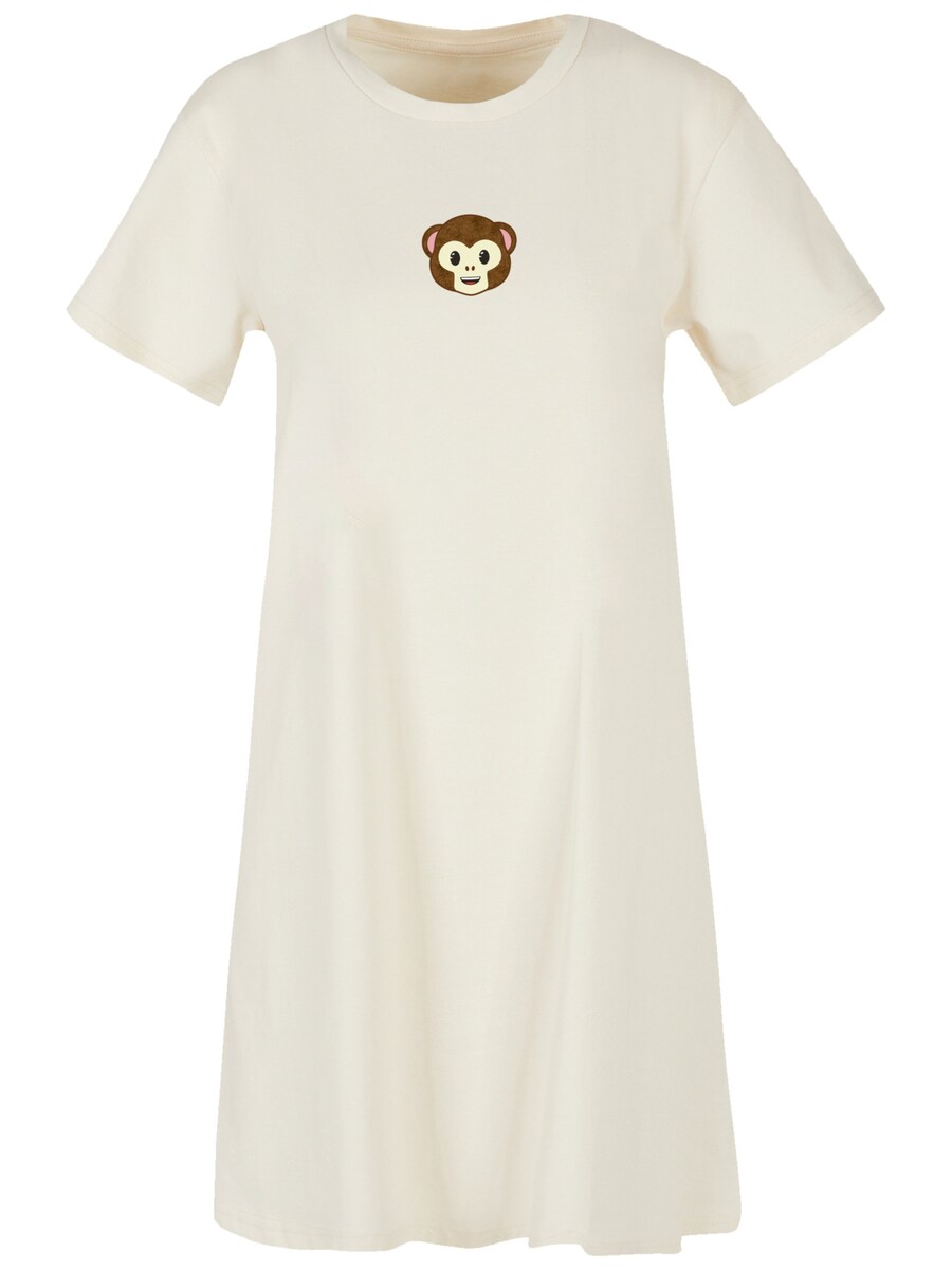 

Ночная рубашка emoji couture Nightgown Smiling monkey furry face, песочный