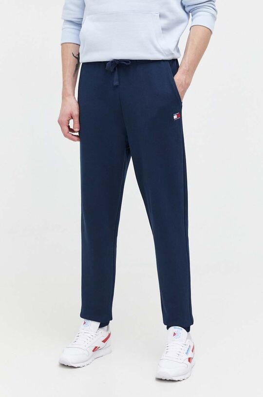 

Спортивные брюки из хлопка Tommy Jeans, темно-синий