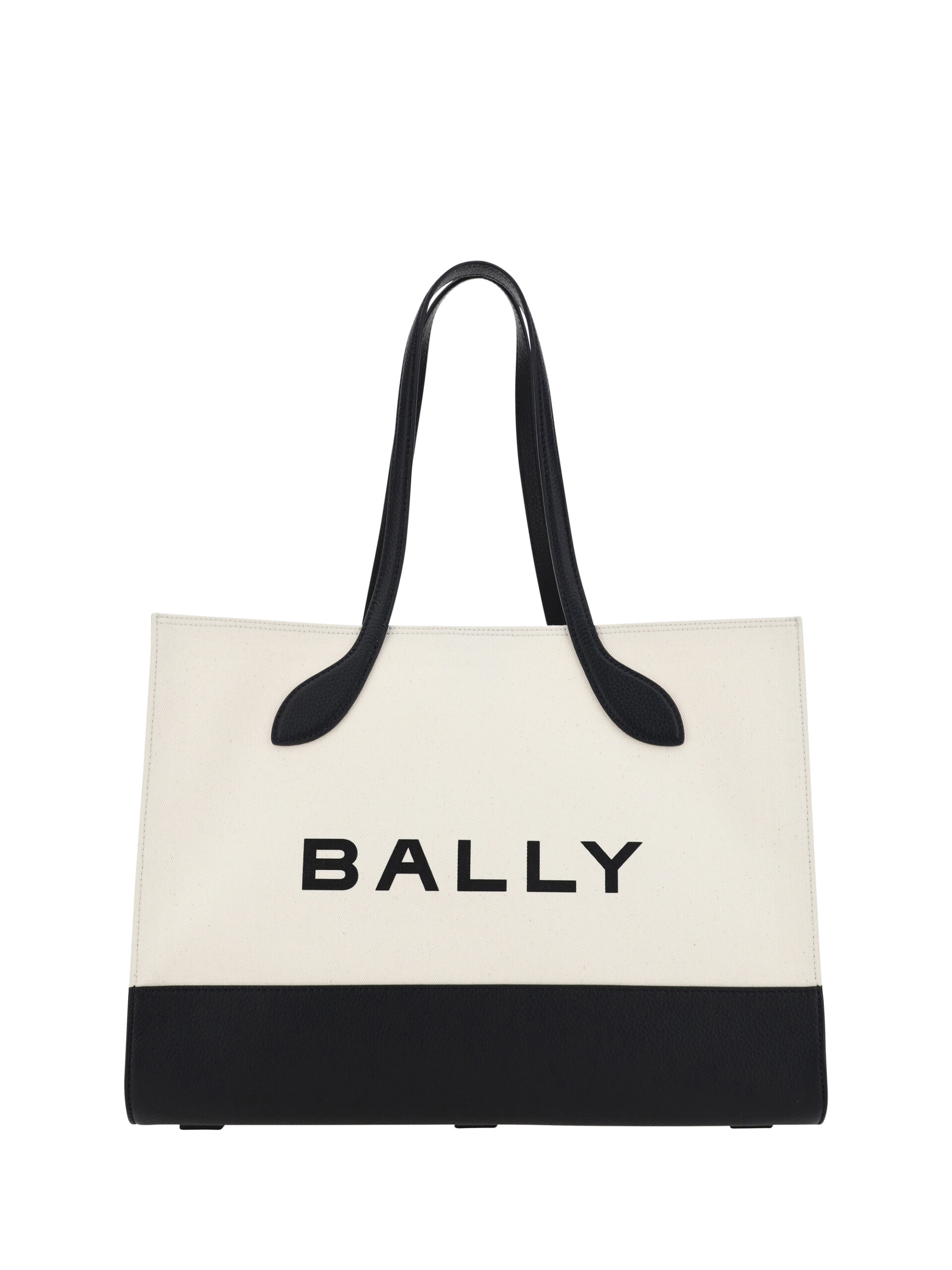 

Элегантная двухцветная кожаная сумка через плечо Bally