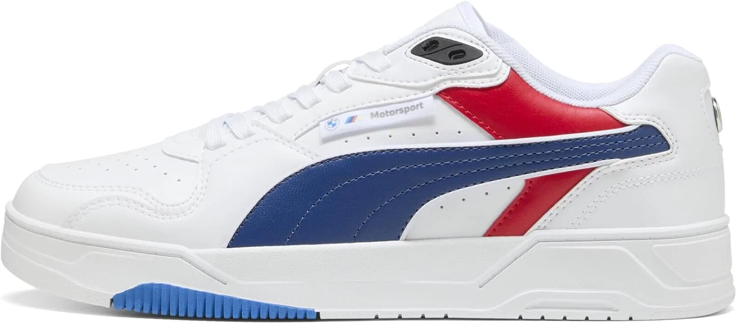 Кроссовки PUMA Adult BMW M Motorsport RBD Break Low Trainers, White Pro Blue — фото 3