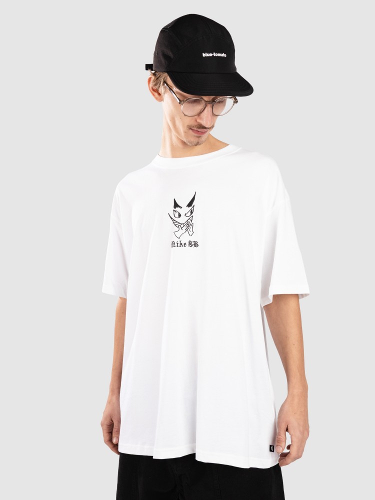 Футболка Nike SB Charcoal Dunk T-Shirt, white — фото 4