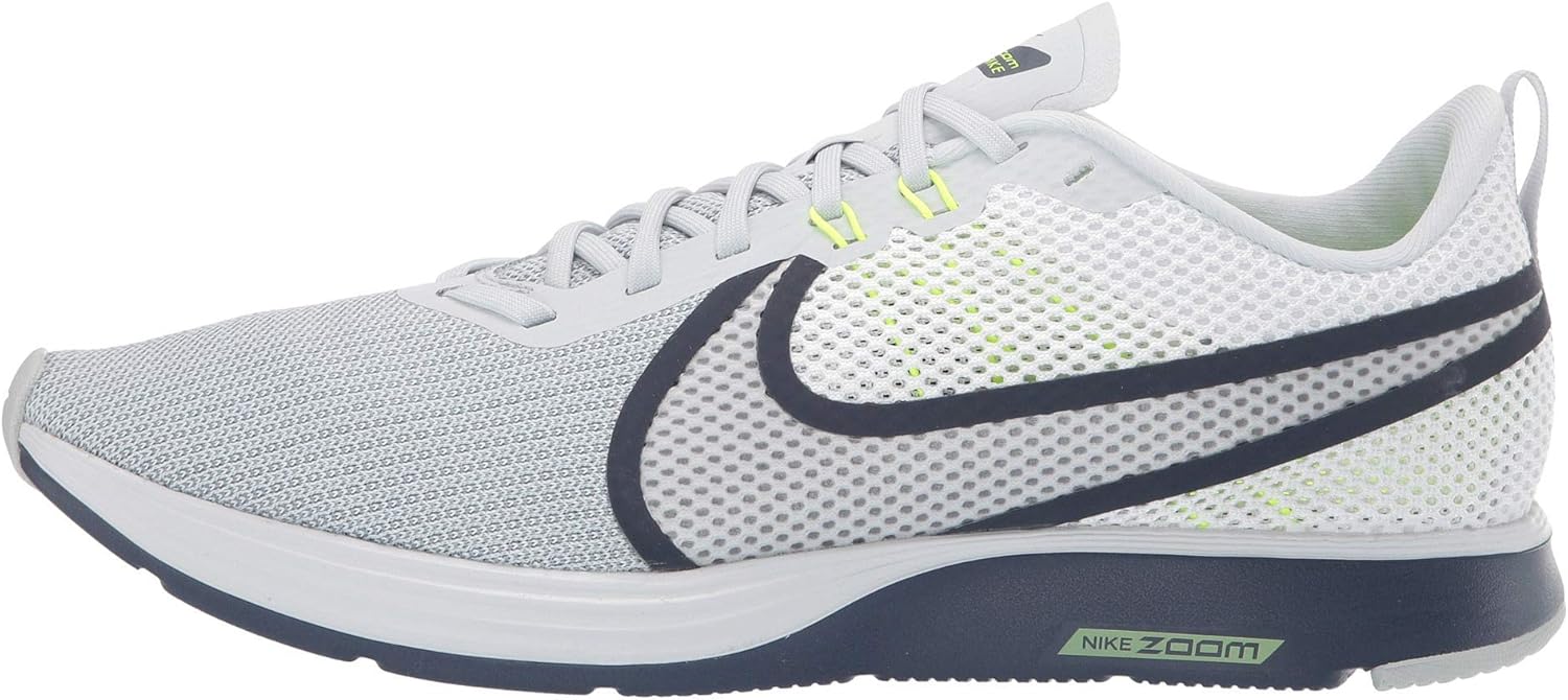 

Мужские кроссовки для соревнований Nike, Multicolour White Pure Platinum Thunder Blue Volt 100