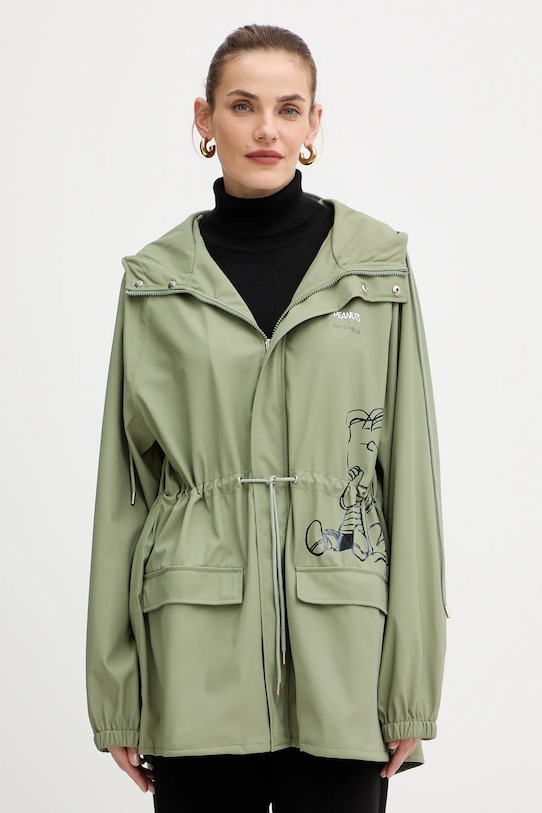 

Плащ PEANUTS Coccinelle, зеленый