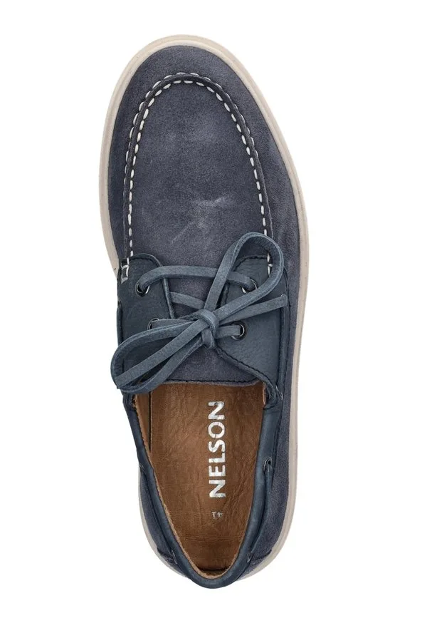 Туфли-Лодочки nelson heren bootschoen Nelson, Blauw — фото 3