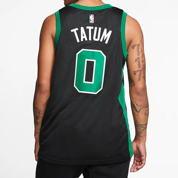 Спортивная футболка nba limited sw fan edition boston celtics tatum 0 black Nike, черный — фото 4