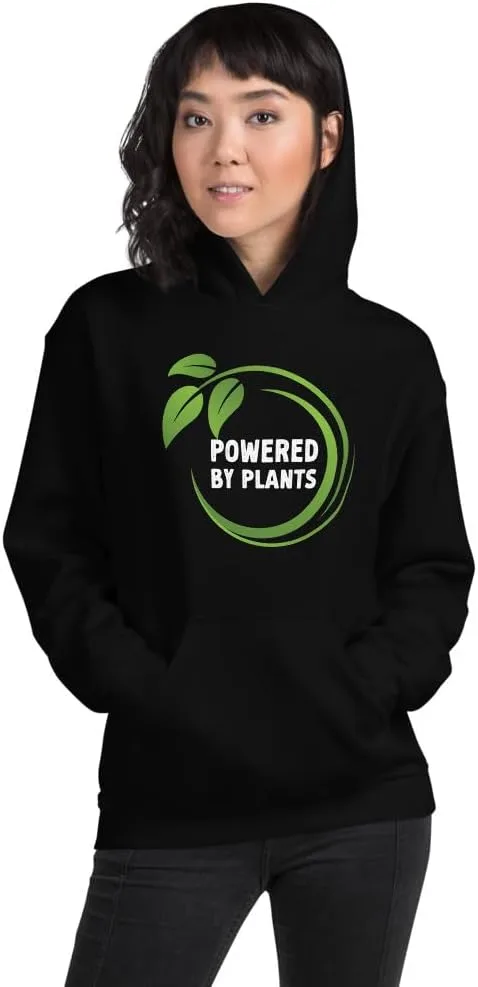 Generic Толстовка Unisex для тренировок Powered By Plants Vegan