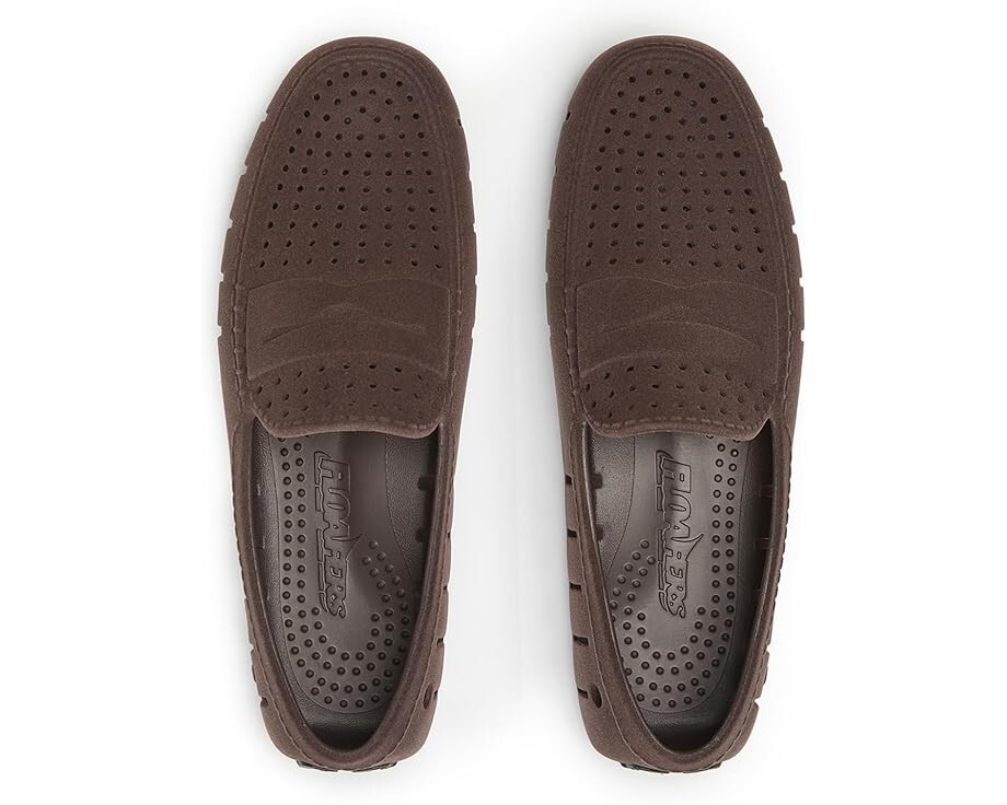 Лоферы Floafers Country Club Driver Faux Suede, цвет Brown Vegan Suede — фото 2